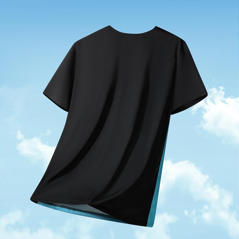 Short sleeved T-shirt men's summer casual loose half sleeved T-shirt men's breathable T-shirt