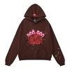 Unisex Oversized Hoodie With Puff Print Letter Design Streetwear Casual Sweatshirt Teens Adults
