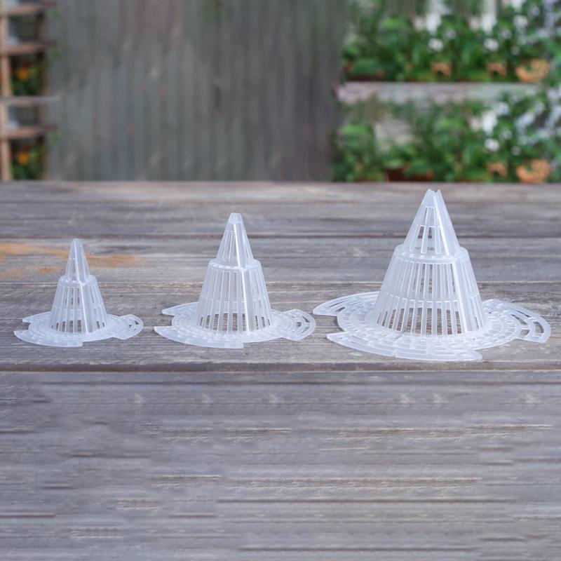 20Pcs Flower Pot Bottom Mesh Gasket Fixed Wing Design Strong Toughness Improving Drainage Flower Mesh Gasket Garden Supplies