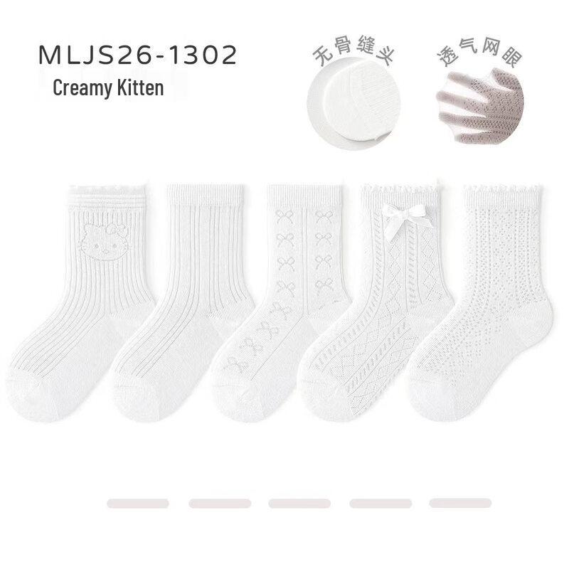 

Minliu Girls Princess Summer Socks (5-Pack) M (Ages 3-5, Shoe 25-28)