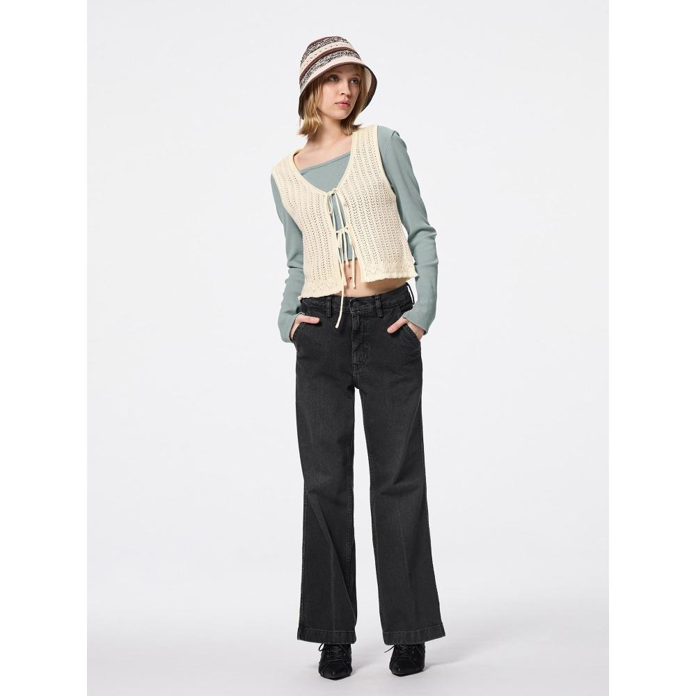 GU by Uniqlo Flare Jeans  Standard Length 73.5 To 77.5 Cm 