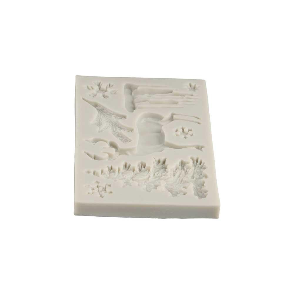 Christmas Series DIY Handmade 3D Christmas Mold Chocolate Mold Cake Decoration Decorative Mould