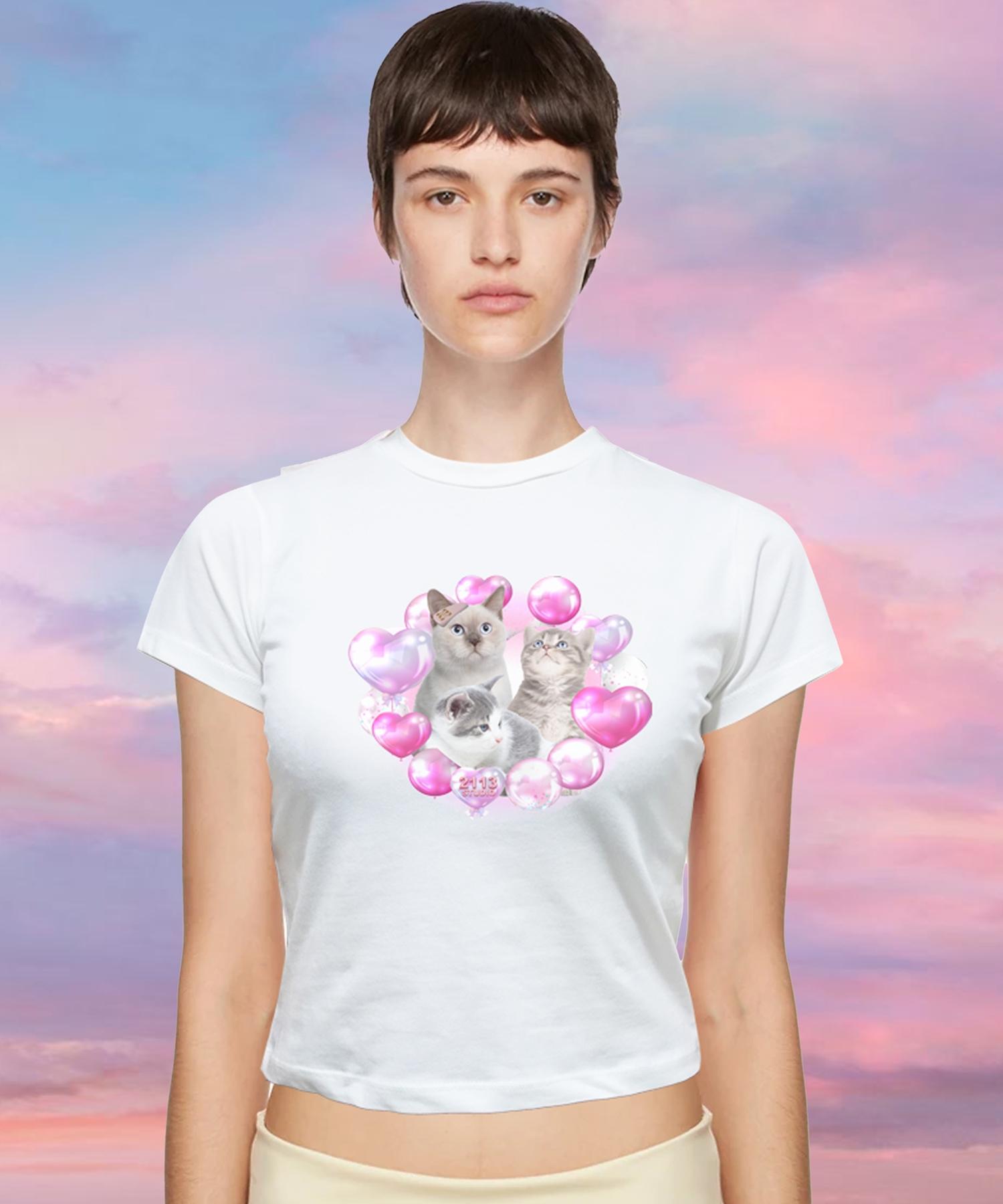 2113 Studio Ep2 Aero Crop T-Shirt 9 White/Crop Fit