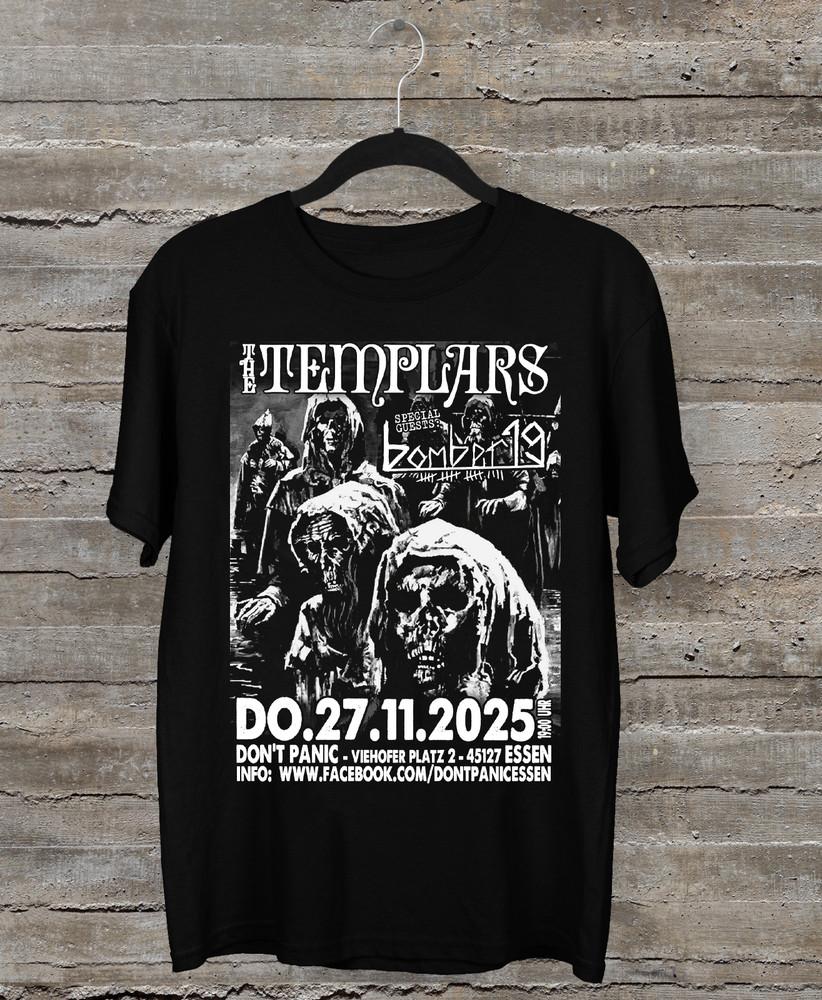 NEW Collection The Templars Band 2025 T Shirt Black All Size S-5Xl AM731 Unisex T-Shirt L