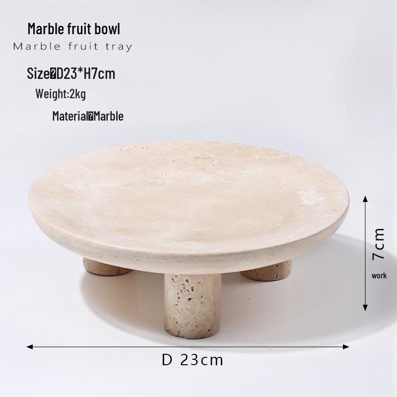 Abay Round Decorative Serving Tray