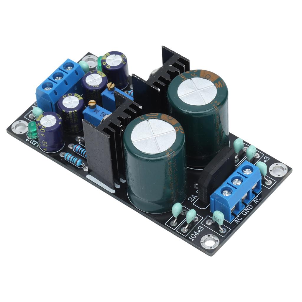 Power Supply Board Adjustable Voltage Regulator Module AC 10‑24V to DC 1.25V‑30V LM317 LM337