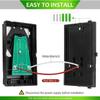 Universal Garage Door Control Panel with Light & Lock Functions Door Opener Switches Suitable for Devices Receivers M4YD