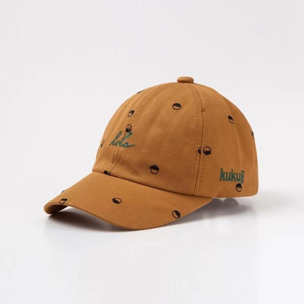 

Printed Children Baseball Hats Thin Baby Peaked Cap Fashion Baby Duck Tongue Hat Sunscreen Visors жовтий