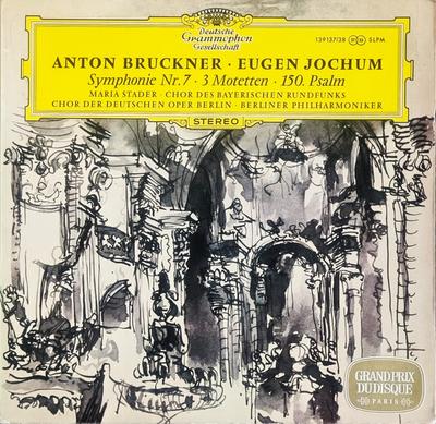Płyta LP ANTON BRUCKNER • EUGEN JOCHUM • MAR - Symfonia nr. 7 • 3 Motety •  150 13913738SLPM Deutsche Grammo 1967 Niemcy Klasyczna Używana