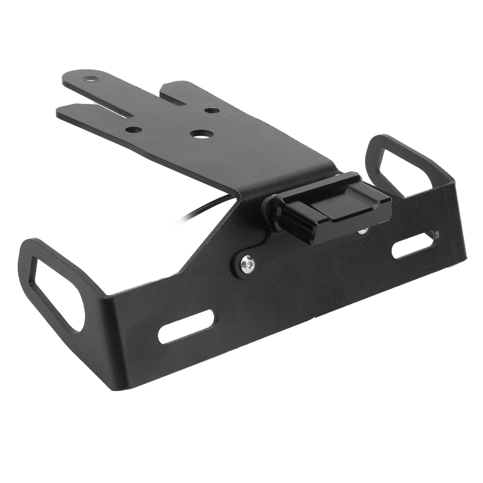 

Motorcycle License Plate Mount Holder with LED Light Fit for Kawaski ER‑6N F 2012‑2015