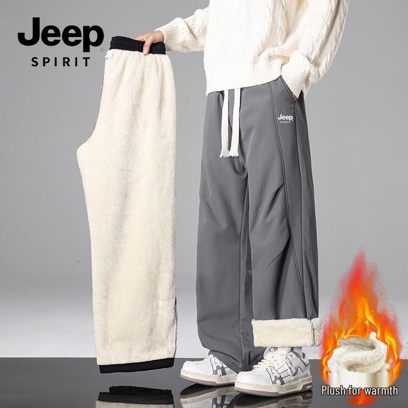 

JEEP SPIRIT Men s Fleece-Lined Casual Pants 29180 M