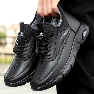 Winter Men Sneakers Plush Warm Fashion Snow Boots Sports Casual Platform Shoes Waterproof Antiskid Outdoor Walking Boots 2025