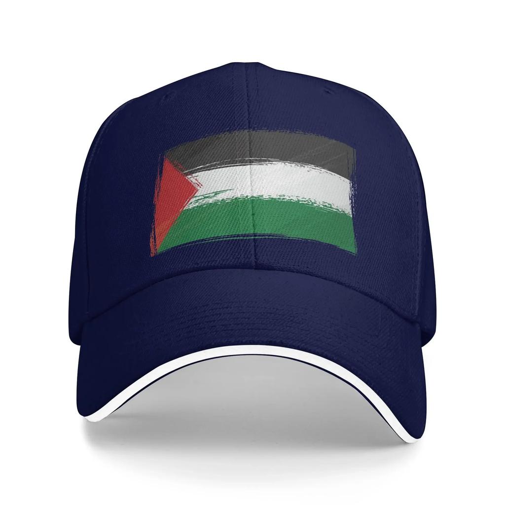 Palestinian flag Casual Baseball Cap Summer  Trucker  Sunscreen Hiking Fishing Snapback Cap Unisex Streetwear Baseball Caps