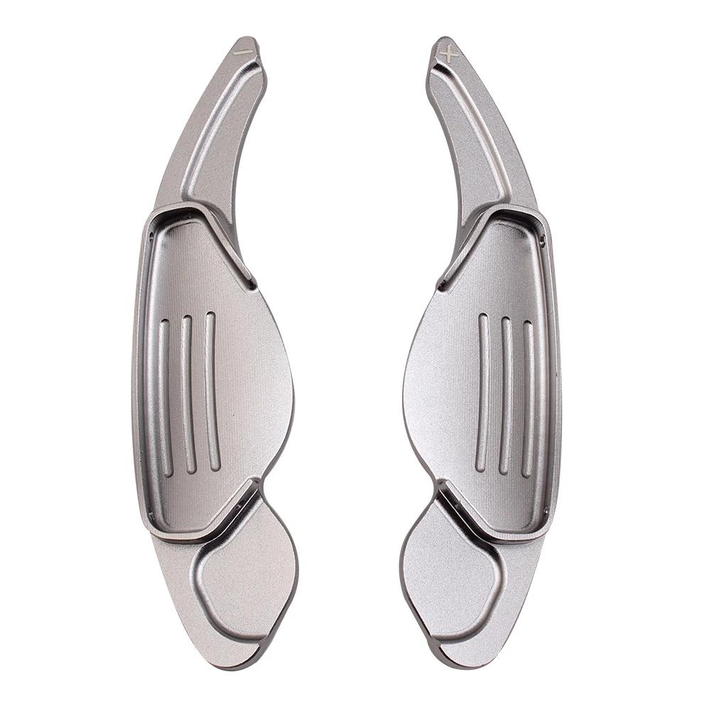 Aluminum Steering Wheel Paddle Shifter Extension Cover Trim Shift for Jaguar F-Pace E-Pace XE XF XJ for Land Rover Evoque Etc