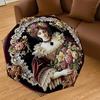 1PC Floral Portrait Umbrella-8-Rib Reinforced, Automatic Open, Lightweight & Durable, Cute Fashion Accessory for Outdoor, Beach or Casual Use, Beach U