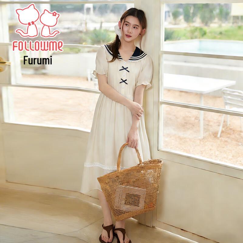 Fuluomi Girls' Summer Academy Style Sailor Dress