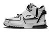 Unrestrained Slip Resistant Cushioning, Wear Resistant High Top Running Shoes White Black Unisex YKCR172-13
