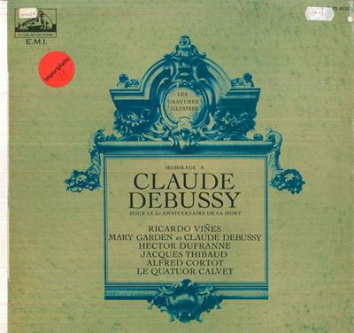 LP Record RICARDO VINES, MARY GARDEN, CLAUDE  - Hommage A Claude Debussy - Pour Le  OVD49323D LA VOIX DE SON  France Classical Used