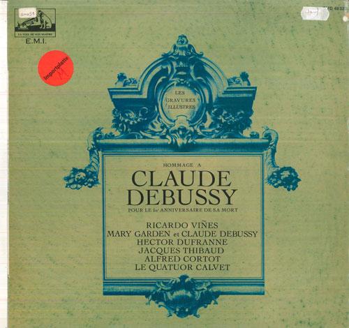 

LP Record RICARDO VINES, MARY GARDEN, CLAUDE - Hommage A Claude Debussy - Pour Le OVD49323D LA VOIX DE SON France Classical Used
