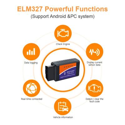 Scanner Wifi Elm327 V1.5 Elm-327 Lecteur de code Wifi Elm 327 Wifi 1.5 Outil de diagnostic de voiture pour Android/Ios/