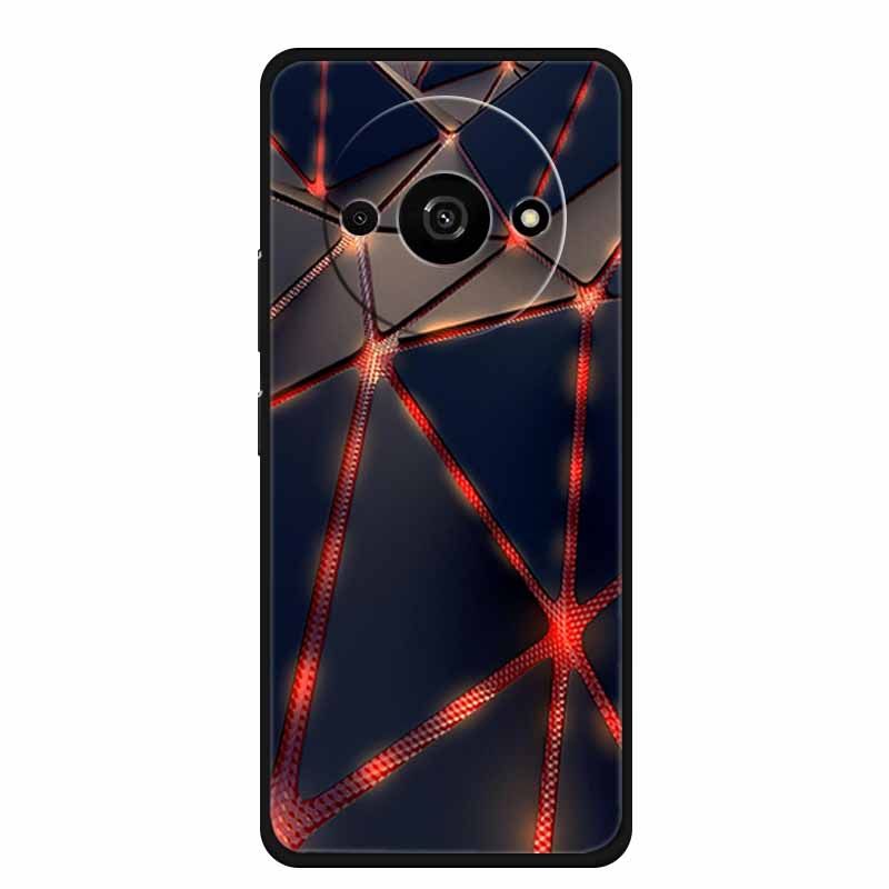 For Xiaomi Poco C61 Case Cool Animal Soft Silicone TPU Phone Case Back Cover for PocoC61 Shockproof Lovely Cat Protective Cover