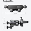 Gravity Car Mobile Phone Holder Air Vent Mount For IPhone Xiaomi Samsung Universal Stand Smartphone Support Automatic Portable