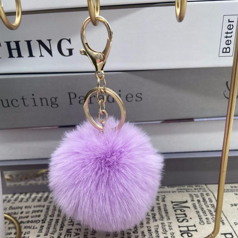 

Пушистый мех кролика Сова помпон брелок для ключей автомобильный брелок для ключей держатель подвеска женская сумка аксессуар