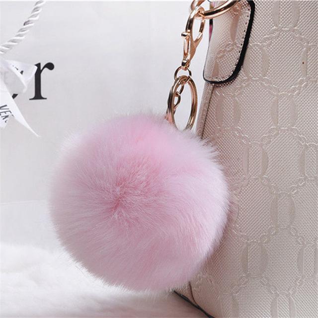 Pearl Pendant Keychains Pumpkin Carriage Keychain For Woman Luxury Jewelry Bow Car Keyring Camellia Bag Decoration