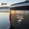 Fishing Theme Vehicle Badge Special Edition Car Emblem Bass for Vehicle Waterproof Sticker Aluminum Metal Fish Hook Decal Truck SUV Fisherman Gift