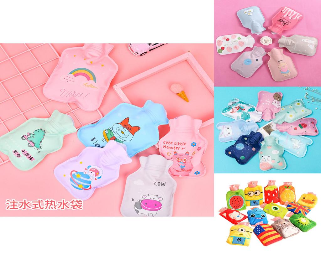 Mini Cartoon Hot Water Bottle With Double Layer Pvc For Winter Hand Heating And Travel Use