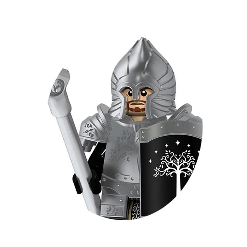 Medieval Military War Soldier Doll Building Block Spartan Soldier Crusader Roman Knight Weapon Sword Helmet Children's Toy Gifts