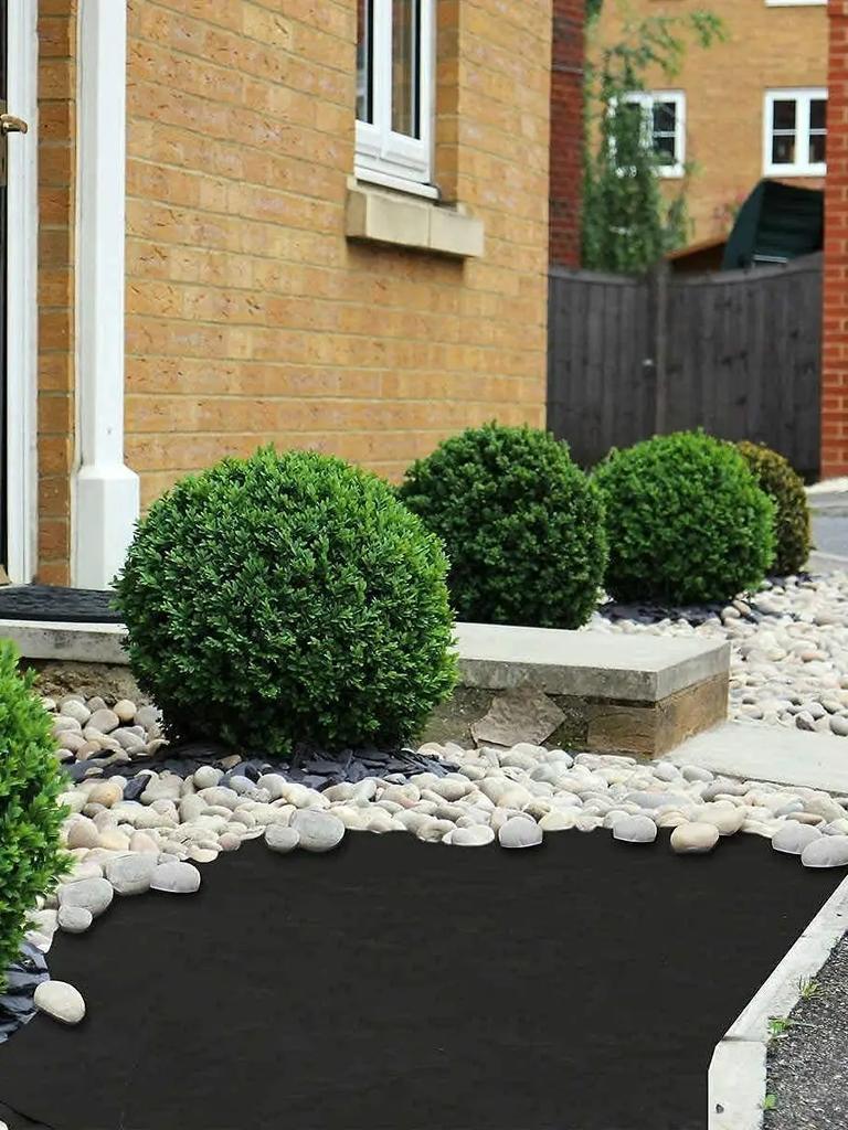 Geotextile Base Cloth, Courtyard Grass Proof Cloth, Garden Flower Bed, Soil Separation, Drainage, Breathable Goose Soft Stone