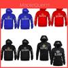Stylish Cotton Hooded Sweatshirt For Couples Printed Long Sleeve Pullover For Fall
