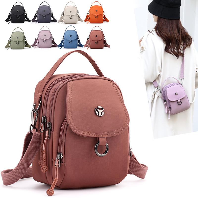 Mobile Phone Bag Mother Shoulder Bag Women's Small Handbag Solid Color Crossbody Bag