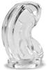Cock Lock Penis Sleeve 10 X 4cm Transparent - Oxballs - Chastity Cages