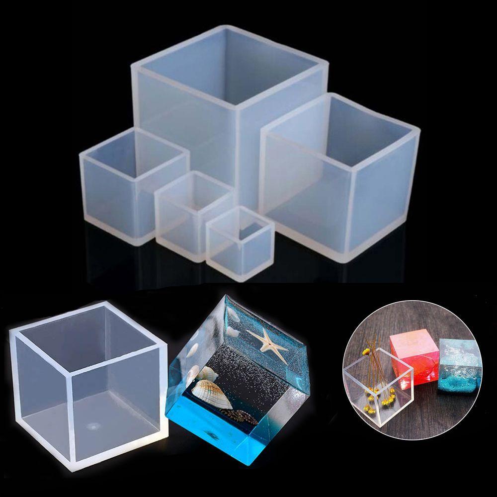 2cm-5cm Epoxy Resin Molds Transparent Silicone Square Mold For DIY Jewelry  Making Tools Making Resin Specimens