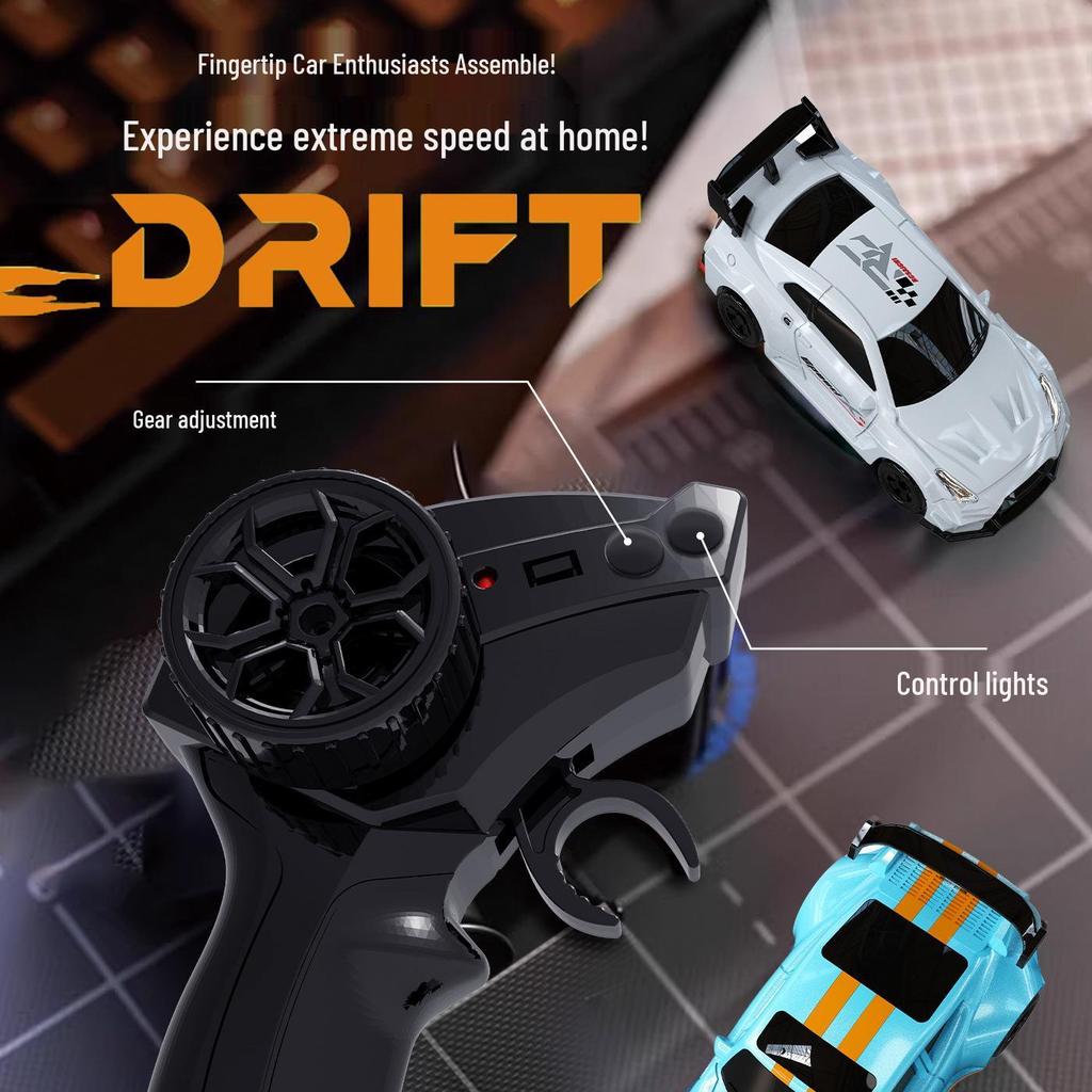 1/64 Scale 4WD Mini Drift RC Car – Entry-Level Racing Toy