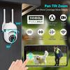 1/2/4 PCS 1080P Security Camera Wired, 2.4G/5G WiFi Home Surveillance Cam with 360° Pan/Tilt, Color Night Vision, Motion Detection, SD/Cloud Storage