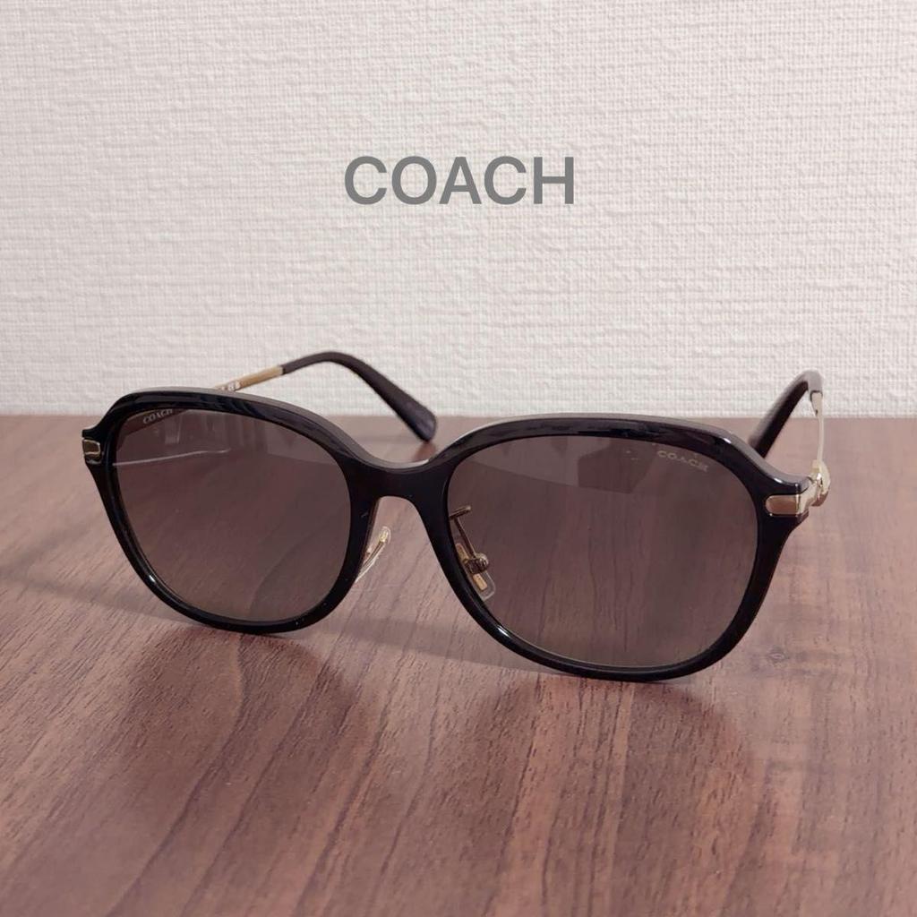 Used COACH Sunglasses HC8332D Women's Black