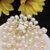 Perłowa broszka kwiatowa Ręcznie robiona perłowa korsaż kwiatowy Urocza dekoracja na klatkę piersiową Uroczystość ukończenia szkoły Uroczystość powitalna Uroczystość ślubna Festiwal urodzinowy