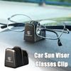 Zinklegierung Auto Brillenclip Sonnenblenden-Aufbewahrungsbügel für Porsche Cayenne Panamera Macan 911 718 918 Taycan Boxster Zubehör