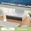 Transparent Computer Monitor Stand Riser Bracket With Storage Drawer PC Screen Holder Laptop Desktop Organizer For Charger Mouse