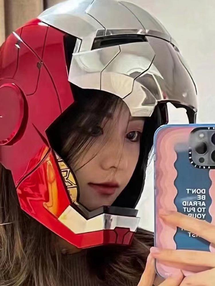 Electric Full Face Openable Helmet Mask for Adults & Kids