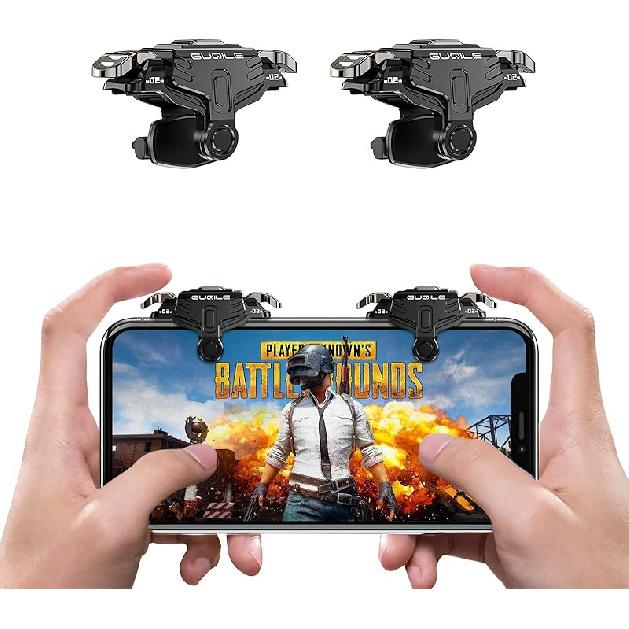 For PUBG Mobile Game Controller Trigger, Upgrade Version PUBG Mobile Game Trigger Double Sensitive Aim & Shoot Keys Buttons for Rules of