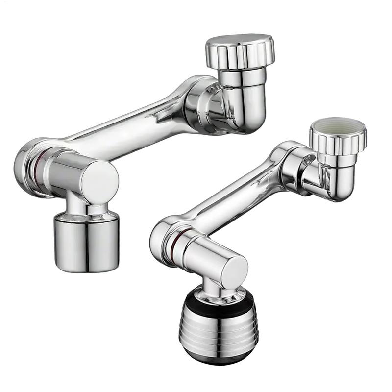 1080-Degree Bathroom Faucet Extender Robotic Arm Faucet Sprayer Universal Rotating Tap Nozzle Multifunctional Faucet Attachment