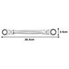 TONE Ratchet Combination X Inch RMFWB-2224 Double-ended Wrench, 11/16 3/4 (inch)
