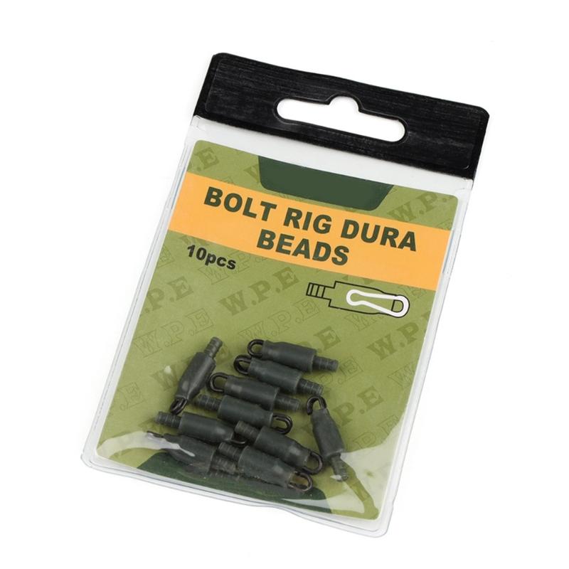 

10Pcs Carp Fishing Method Feeder Connectors Quick Change Bead Replacement for Hair Rig Fishing Terminals Tackle 1