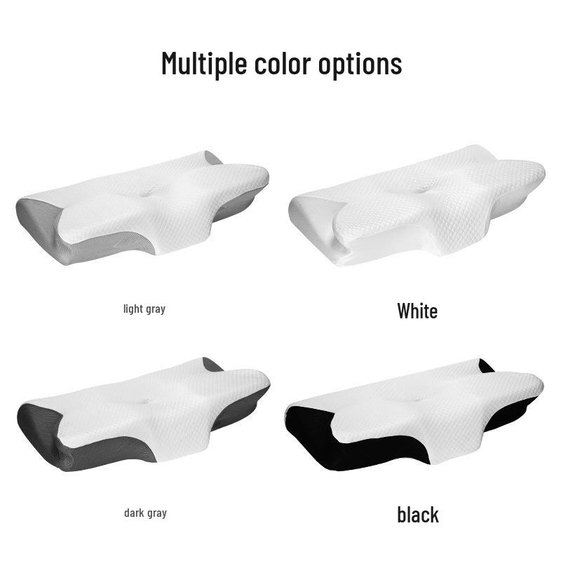 Cross-border Butterfly Memory Foam Neck Support Pillow - Slow-Rebound, Non-Collapsing, Class A for Cervical Spine