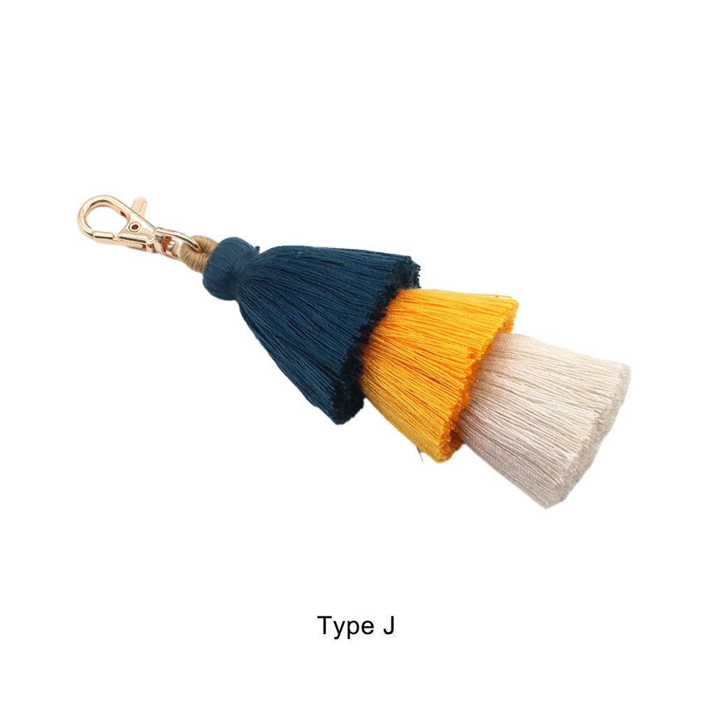 Vintage Töne Pompon Quaste Anhänger Weich und Bequem DIY Zubehör Baumwollquastenanhänger