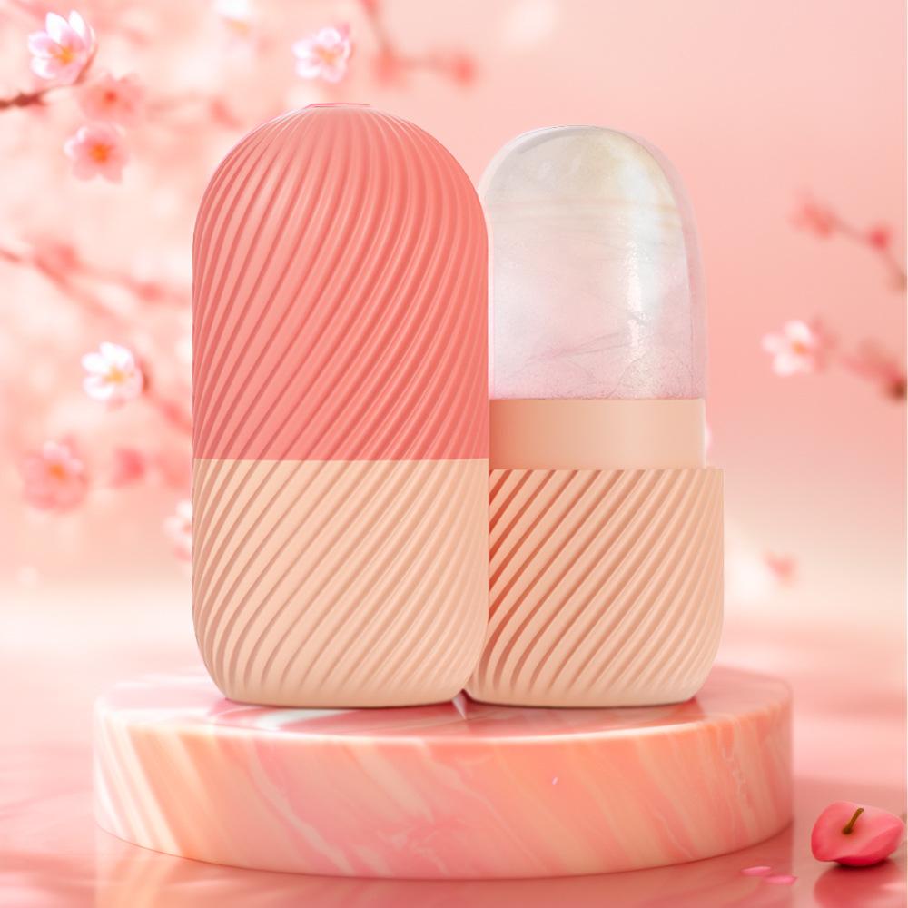 Silicone Face Ice Grid, Ice Ice Cube Mold Ice Roller Facial Massage Silicone Ice Grid Wet Compress Cooling